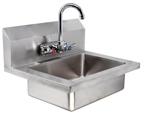 Triumph 18" Large Hand Sink with Faucet - THS18