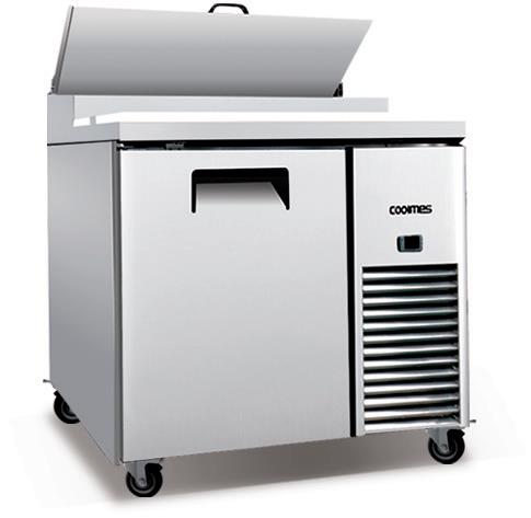 Coolmes 44" Stainless Steel Pizza Prep Table - APPS-44