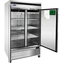 MBF8507GR-Atosa Double Solid Door 54" Wide Stainless Steel Refrigerator