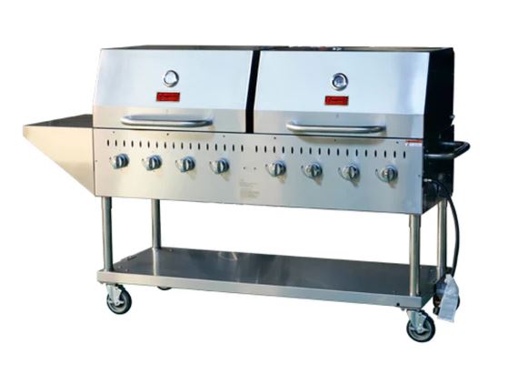 Canadian Range - 72" Stainless Steel Commercial BBQ