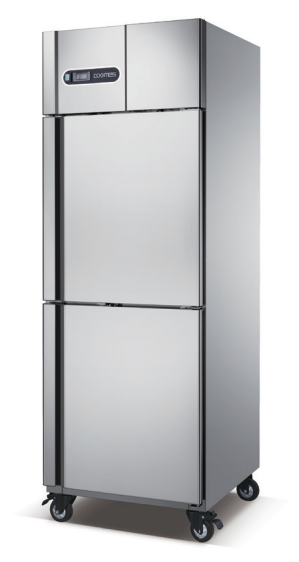 Coolmes 30" Split Door Stainless Steel Reach-In Ventilated Freezer - GN550BT2/S