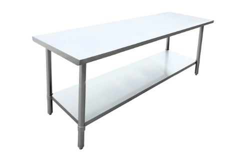 Click For All Sizes/Backsplash - 304 Stainless Work Tables