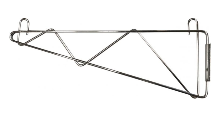 Click For Sizes - Chrome Wire Wall Brackets