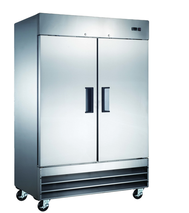 Koldline 54" Reach-In 2-Door Stainless Steel Upright Refrigerator - K54R-S/S