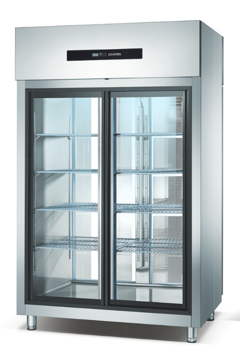 Coolmes 48" 2-Door Sliding Glass Display Refrigerator - S1.0G4-STP