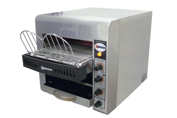 Stainless Steel Countertop Conveyor Toaster with 10″ Belt – 1800 W, 120 V