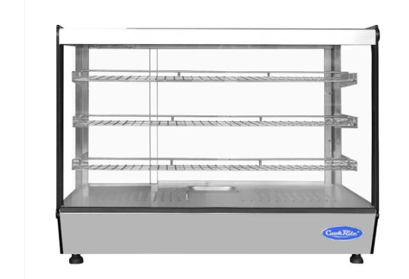 Atosa CHDS-71 — Countertop Heated Square Display Case (7.1 cu ft)