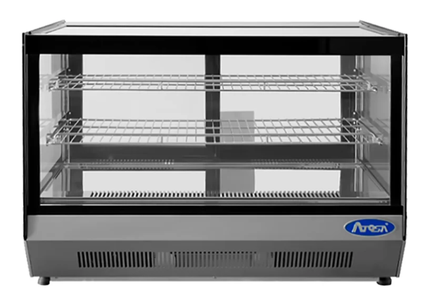 Atosa CRDS-56 Counter Top 36" Square Glass Refrigerated Pastry Display Case