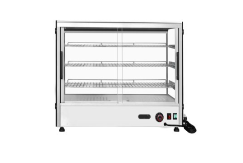 Atosa CHDS-71 — Countertop Heated Square Display Case (7.1 cu ft)