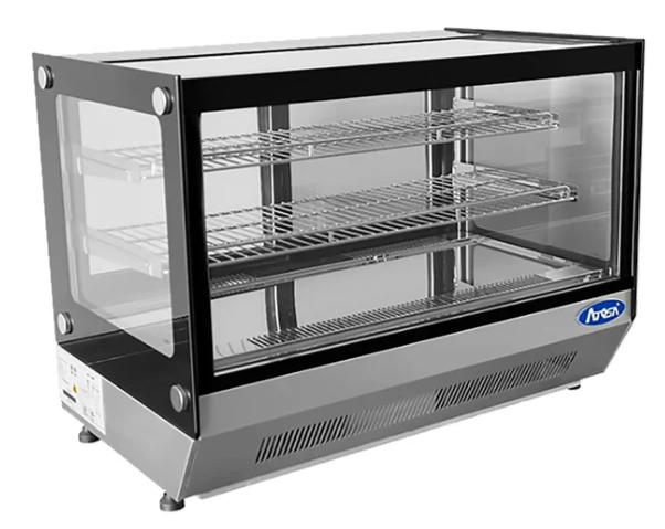 Atosa CRDS-56 Counter Top 36" Square Glass Refrigerated Pastry Display Case