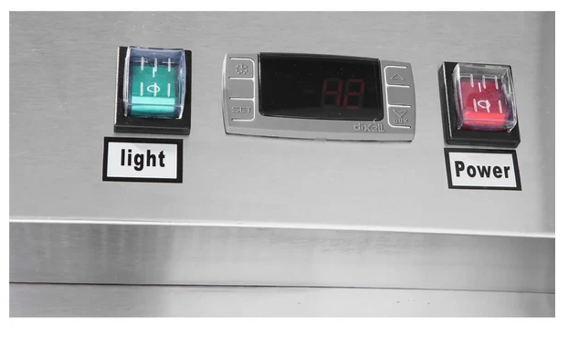 Atosa CRDS-56 Counter Top 36" Square Glass Refrigerated Pastry Display Case