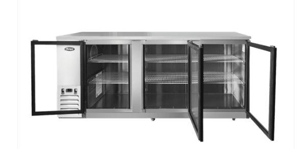 Atosa MBB90GGR — 90″ Back Bar Cooler with Glass Doors