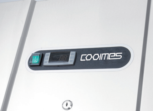 Coolmes 55" Glass Split 2-Door Reach-In Static Refrigerator - GN1.2TNZG4