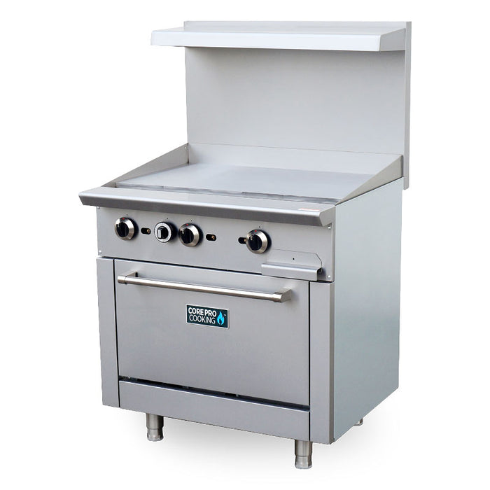 Cooking Pro - 36" Gas Range With 36" Griddle