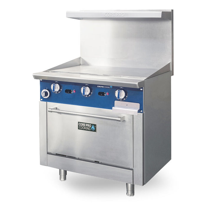 Cooking Pro - 36" Gas Range With 36" Griddle
