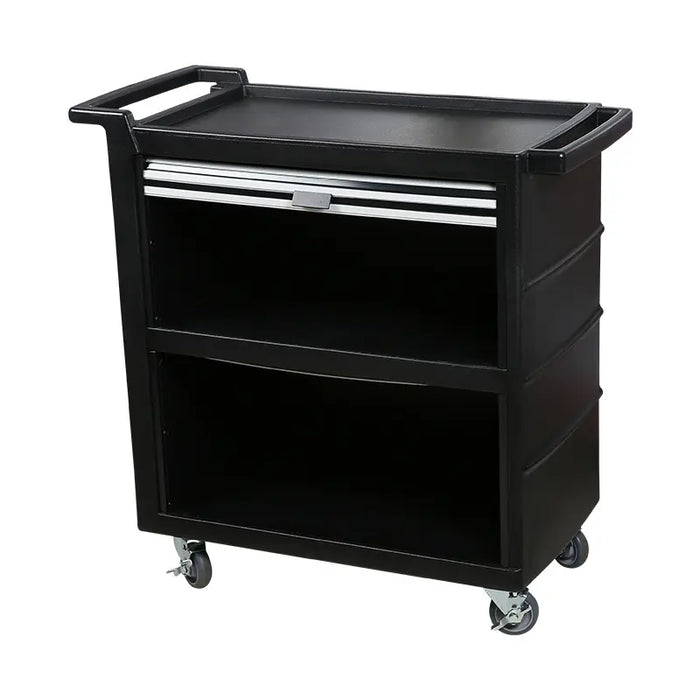 Hotel/Restaurant Food Service Trolley Plastic Cart With Pulling Cover Door-JD-UC335