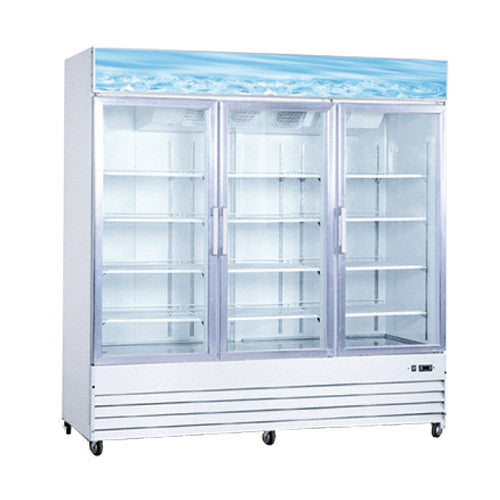 Koldline 79" Glass Door Merchandiser - KMC-79G-R