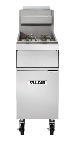 Vulcan Commercial 65LB GR Series Gas Freestanding Fryer - 150000BTU - 1GR65M