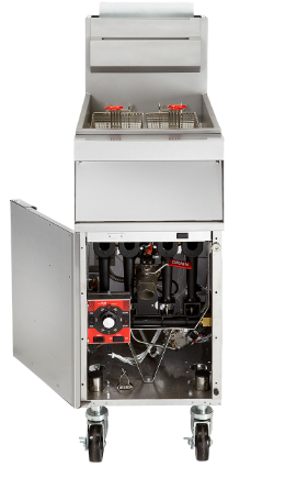 Vulcan Commercial 65LB GR Series Gas Freestanding Fryer - 150000BTU - 1GR65M