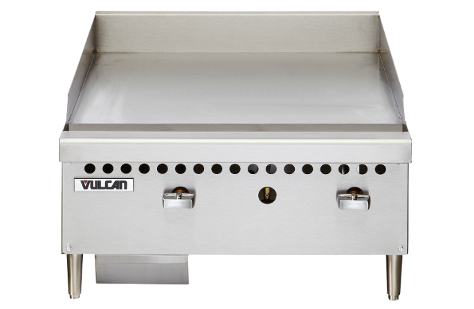 Vulcan 24" Thermostatic Gas Griddle (Countertop) 50000BTU - VCRG24-T