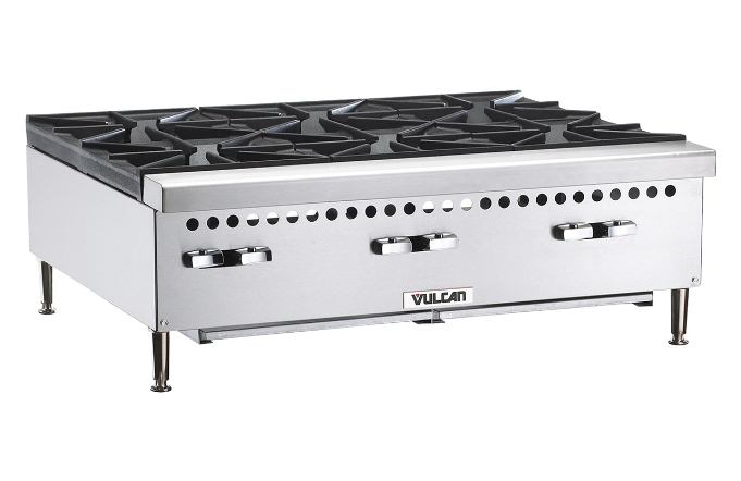 Vulcan- VCRH Series 36" Six Burner-150000BTU Gas Hot Plate