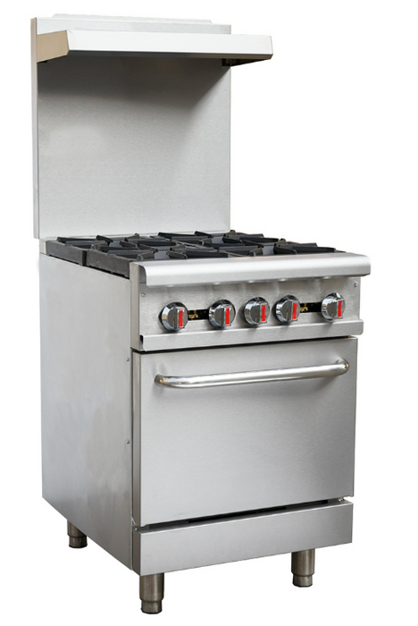 Canadian Range 24" 151,000BTU 4-Burner Heavy Duty Gas Range - RGR24